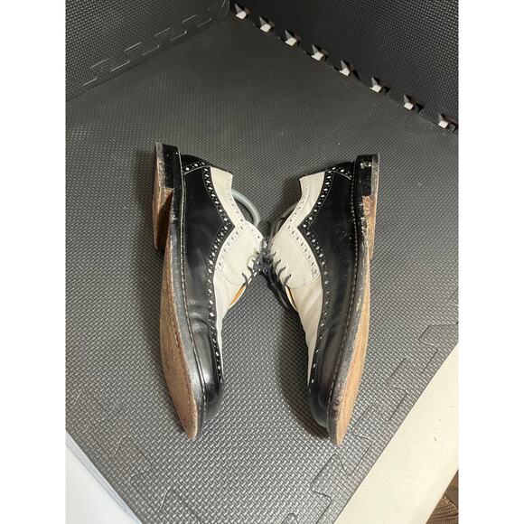 Mezlan Pesaro Mens Dress Shoes Leather Made In Spain Mens Size 9 Derby Oxford - Picture 4 of 10